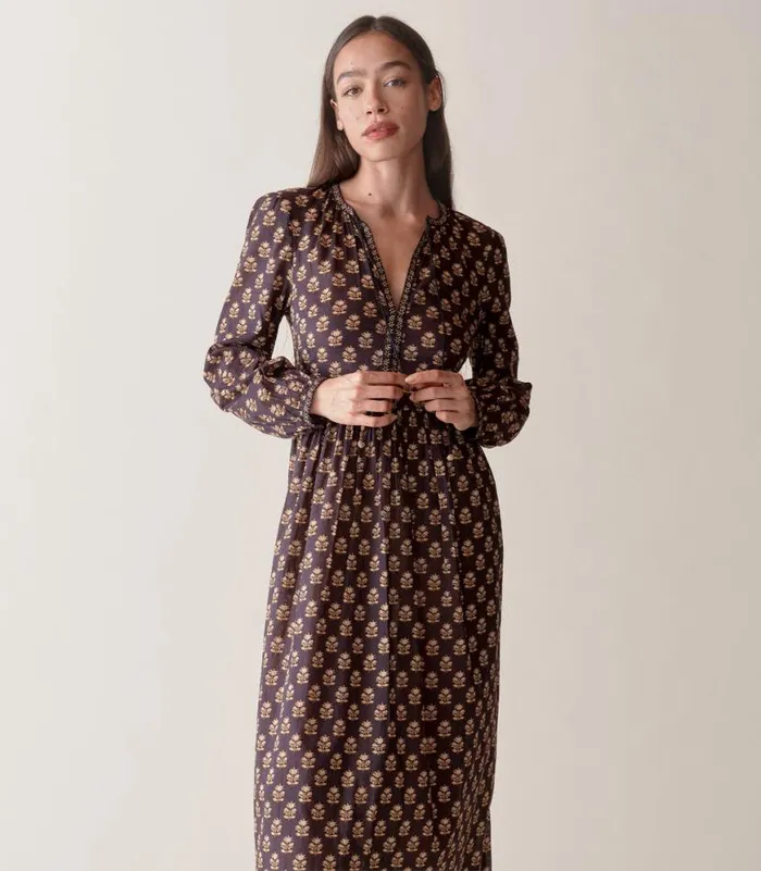 RHIANNON DRESS Noir Meadowsweet Floral Shop DEN Dresses