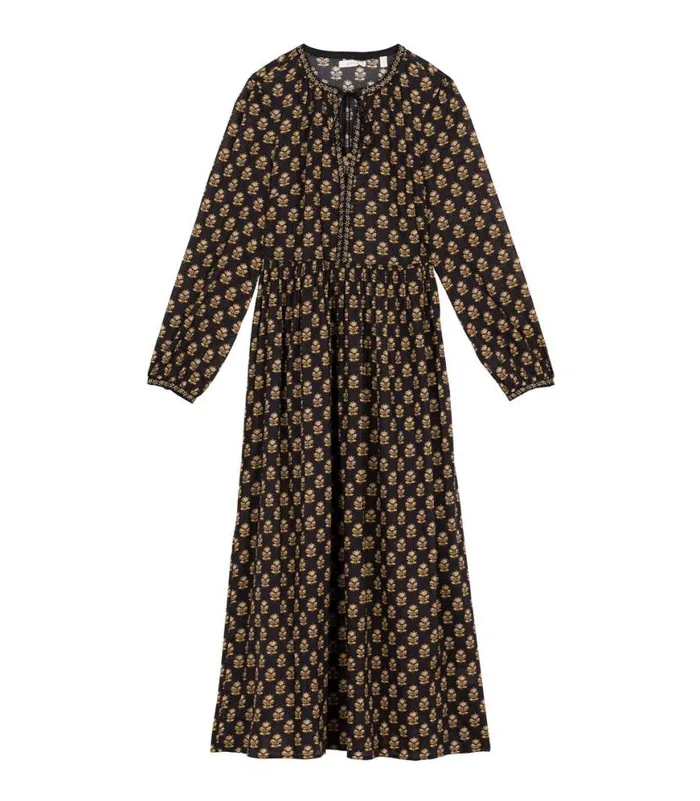 RHIANNON DRESS Noir Meadowsweet Floral Shop DEN Dresses