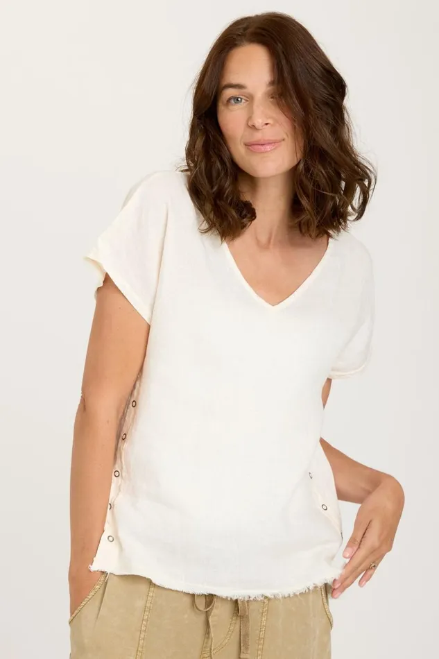 Rian Top Muted Primrose Clothing XCVI ShirtsBlouses