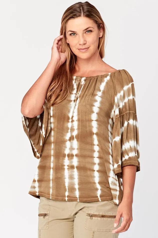 Ronan Top Sonorous Wash Conifer Clothing XCVI ShirtsBlouses
