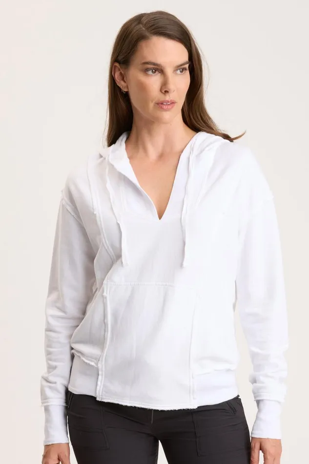 Rosalyn Hoodie White Clothing XCVI Sweatshirts