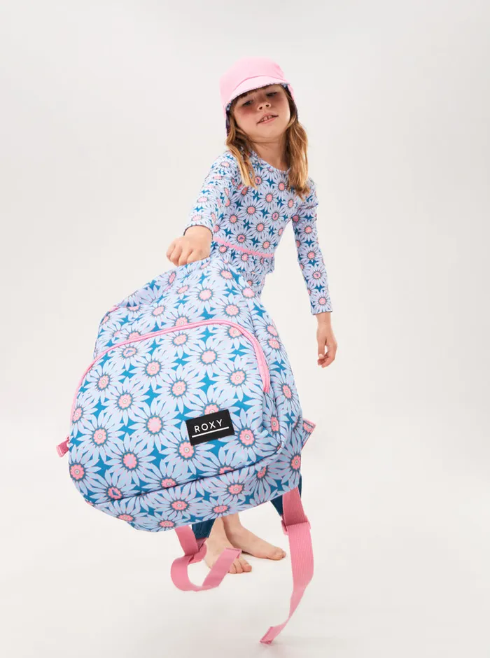 Roxy Accessories 27 Always Core 8L Extra Small Backpack Crystal Teal Sol Flower 8211 Girls
