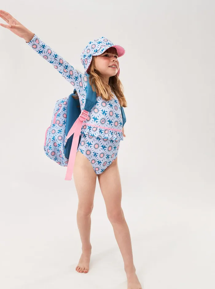 Roxy Accessories 27 Always Core 8L Extra Small Backpack Crystal Teal Sol Flower 8211 Girls