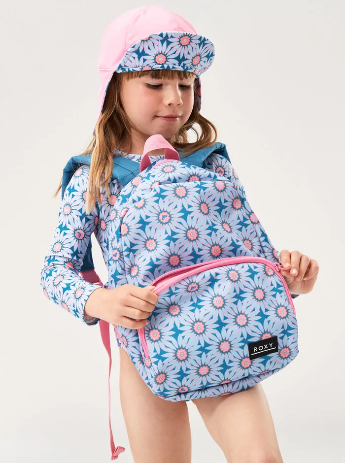 Roxy Accessories 27 Always Core 8L Extra Small Backpack Crystal Teal Sol Flower 8211 Girls