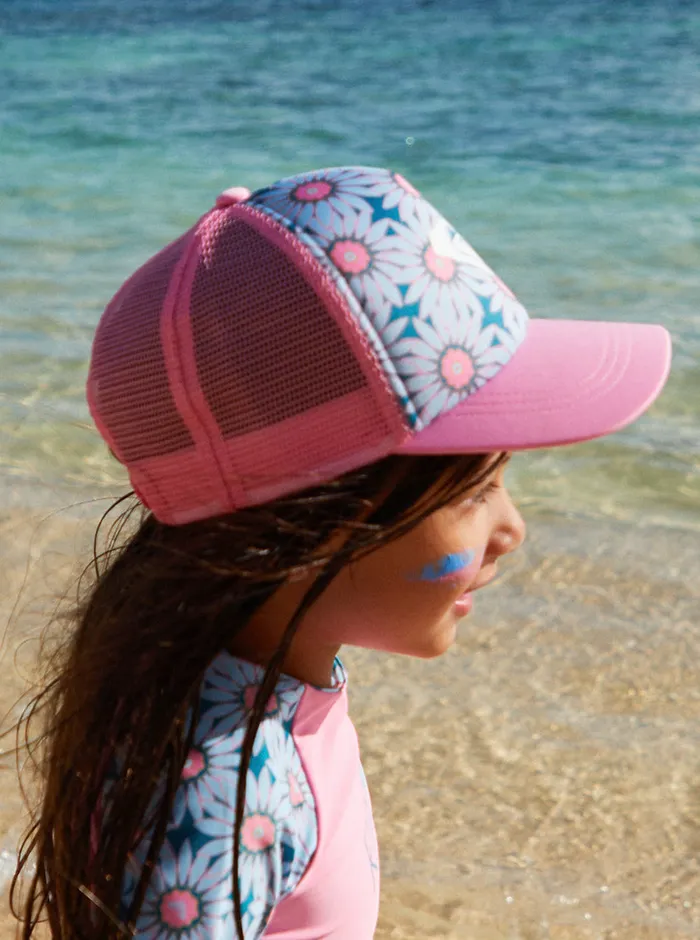 Roxy Accessories 27 Sweet Emotions Trucker Hat Crystal Teal Sol Flower 8211 Girls Roxy Accessories 27 Sweet Emotions Trucker Hat Crystal Teal Sol Flower 8211 Girls