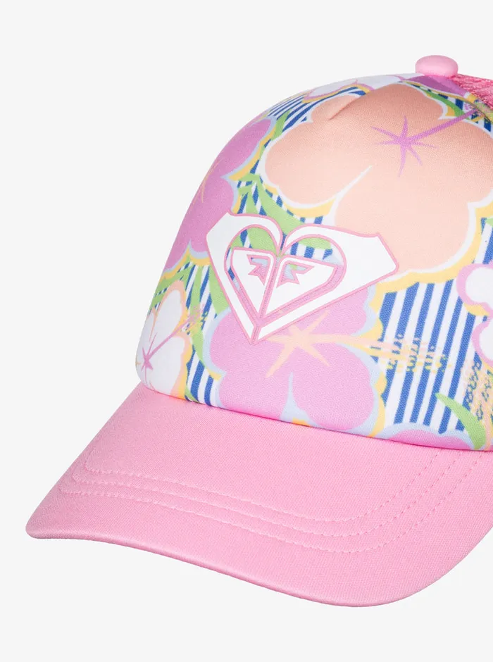 Roxy Accessories 27 Sweet Emotions Trucker Hat Ultramarine Teenie Flower 8211 Girls