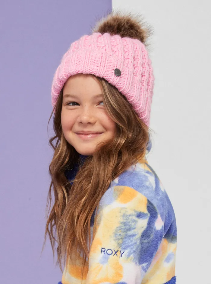 Roxy Accessories 416 Blizzard Beanie Pink Frosting 8211 Girls
