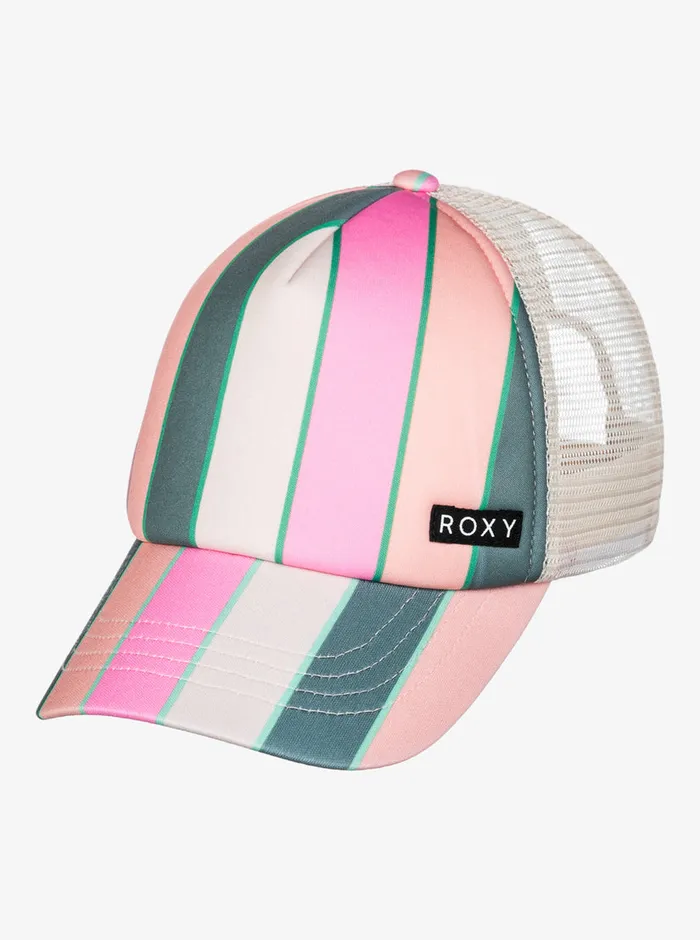 Roxy Accessories 416 Honey Coconut Trucker Hat Agave Green Very Vista Stripe 8211 Girls Roxy Accessories 416 Honey Coconut Trucker Hat Agave Green Very Vista Stripe 8211 Girls