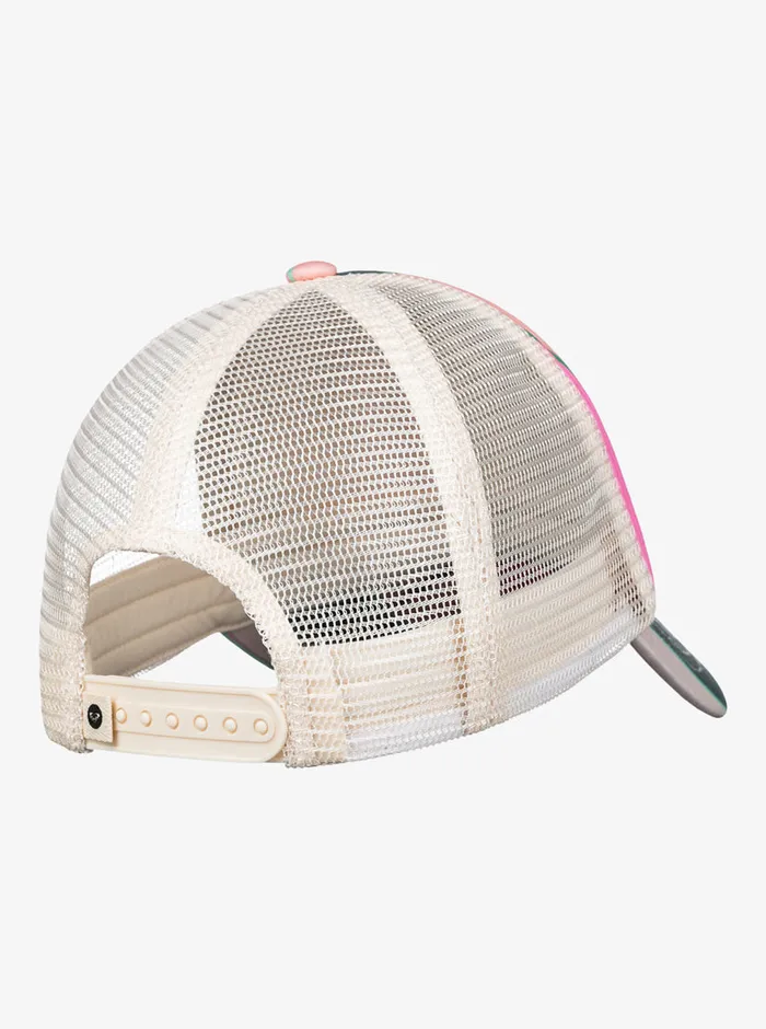 Roxy Accessories 416 Honey Coconut Trucker Hat Agave Green Very Vista Stripe 8211 Girls