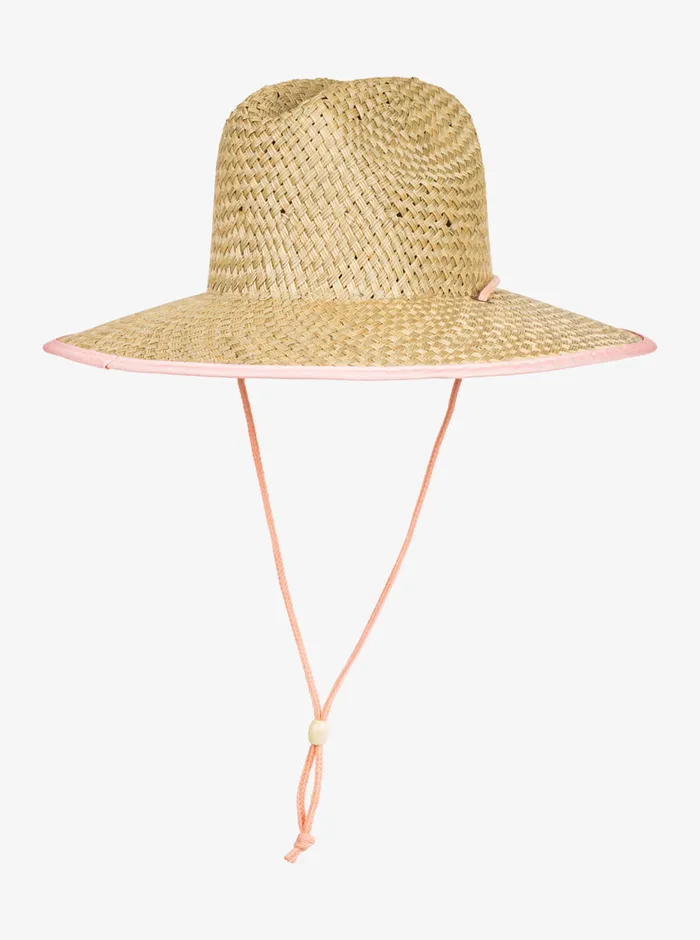 Roxy Accessories 716 Pina To My Colada Sun Hat Tropical Peach 8211 Girls