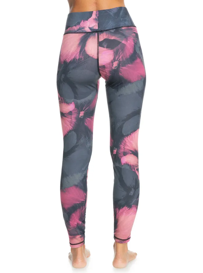 Roxy Base Layers Daybreak Technical Base Layer Leggings True Black Pansy Pansy 8211 Womens