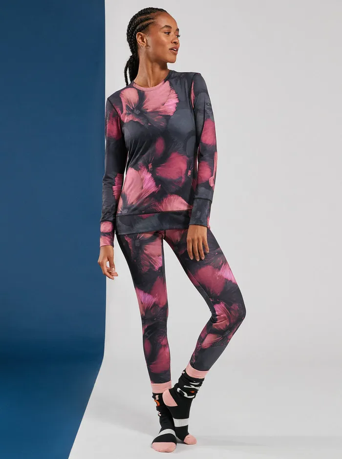 Roxy Base Layers Daybreak Technical Base Layer Leggings True Black Pansy Pansy 8211 Womens