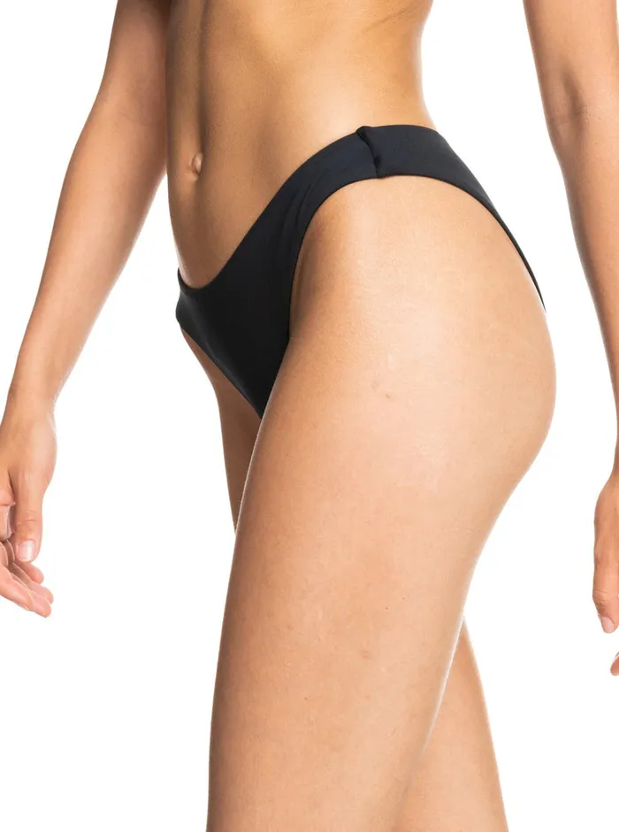 Roxy Bikini Bottoms Beach Classics High Leg Bikini Bottoms Anthracite 8211 Womens