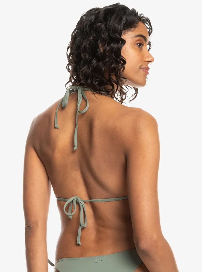Roxy Bikini Tops Beach Classics Tiki Triangle Bikini Top Agave Green 8211 Womens