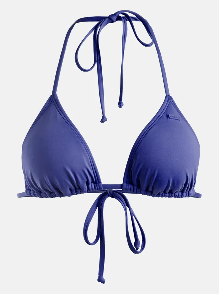 Roxy Bikini Tops Beach Classics Tiki Triangle Bikini Top Mood Indigo 8211 Womens
