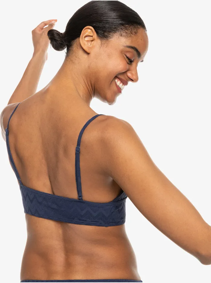 Roxy Bikini Tops Current Coolness Tank Triangle Bikini Top Naval Academy 8211 Womens