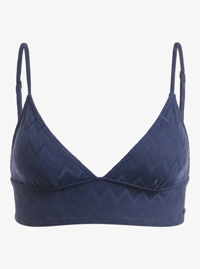Roxy Bikini Tops Current Coolness Tank Triangle Bikini Top Naval Academy 8211 Womens