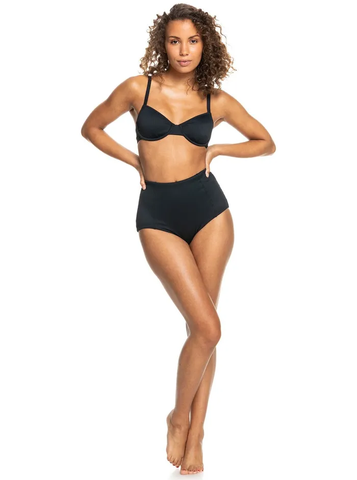 Roxy Bikini Tops Love The Muse Bikini Top Anthracite 8211 Womens