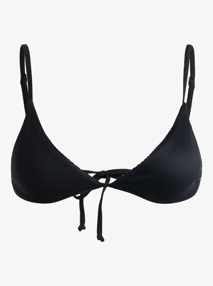 Roxy Bikini Tops Rib Love The Quiver Bikini Top Anthracite 8211 Womens