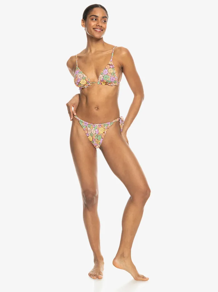 Roxy Bikinis All About Sol Mini Tiki Triangle Bikini Top Root Beer All About Sol Mini 8211 Womens
