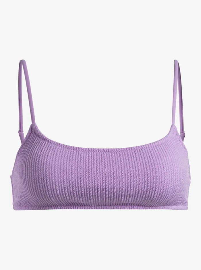 Roxy Bikinis Aruba Basic Bralette Bikini Top Crocus Petal 8211 Womens