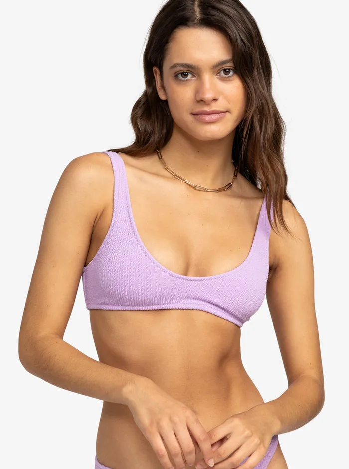 Roxy Bikinis Aruba Bralette Bikini Top Crocus Petal 8211 Womens