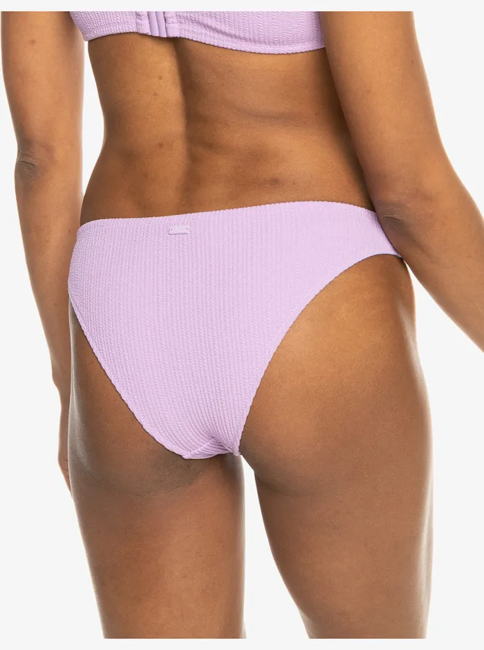 Roxy Bikinis Aruba Moderate Bikini Bottoms Crocus Petal 8211 Womens