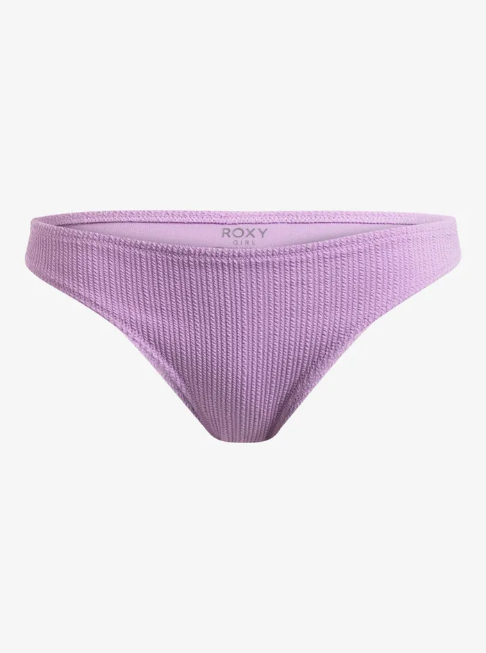 Roxy Bikinis Aruba Moderate Bikini Bottoms Crocus Petal 8211 Womens