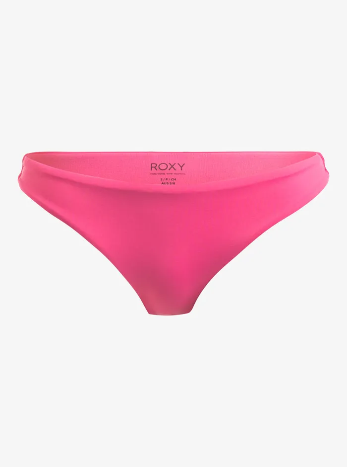 Roxy Bikinis Beach Classics Mini Bikini Bottoms Shocking Pink 8211 Womens
