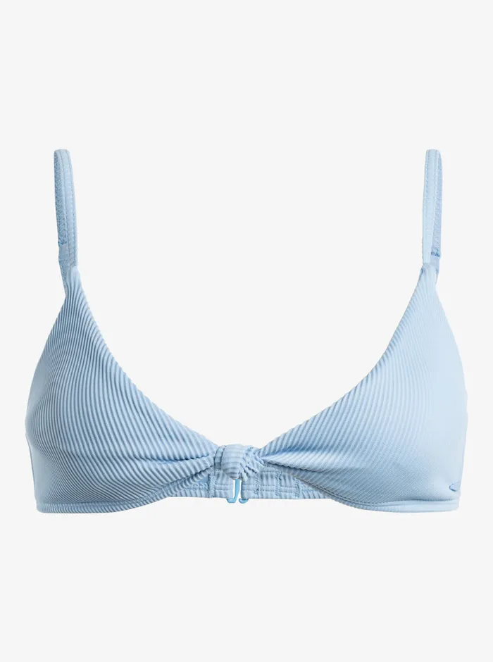 Roxy Bikinis Love The Surf Knot Bikini Top Bel Air Blue 8211 Womens