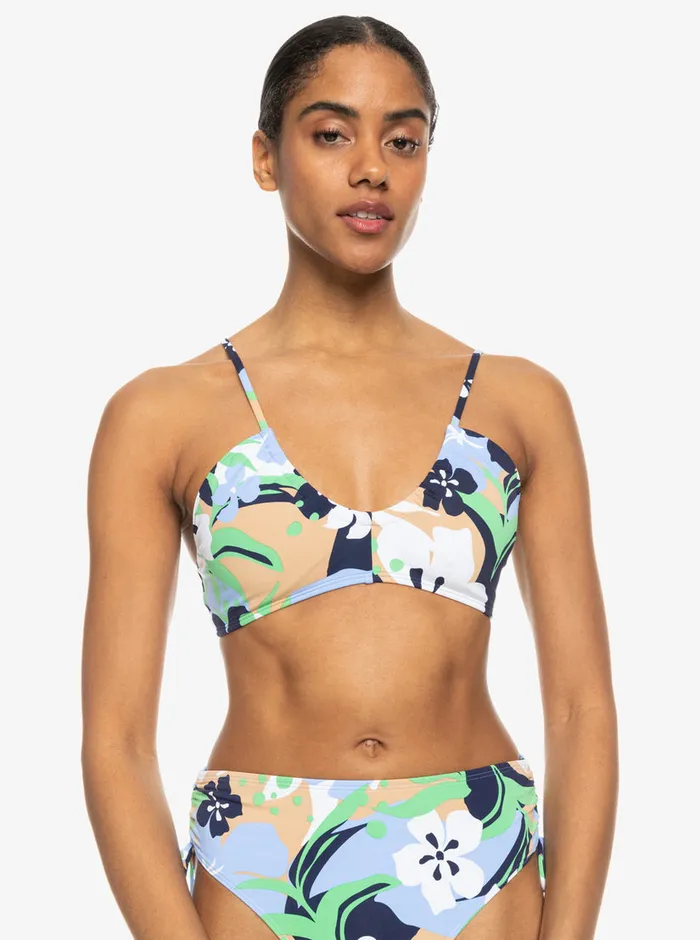 Roxy Bikinis Printed Beach Classics Bra Bikini Top Vintage Indigo Archive Roxy 8211 Womens Roxy Bikinis Printed Beach Classics Bra Bikini Top Vintage Indigo Archive Roxy 8211 Womens