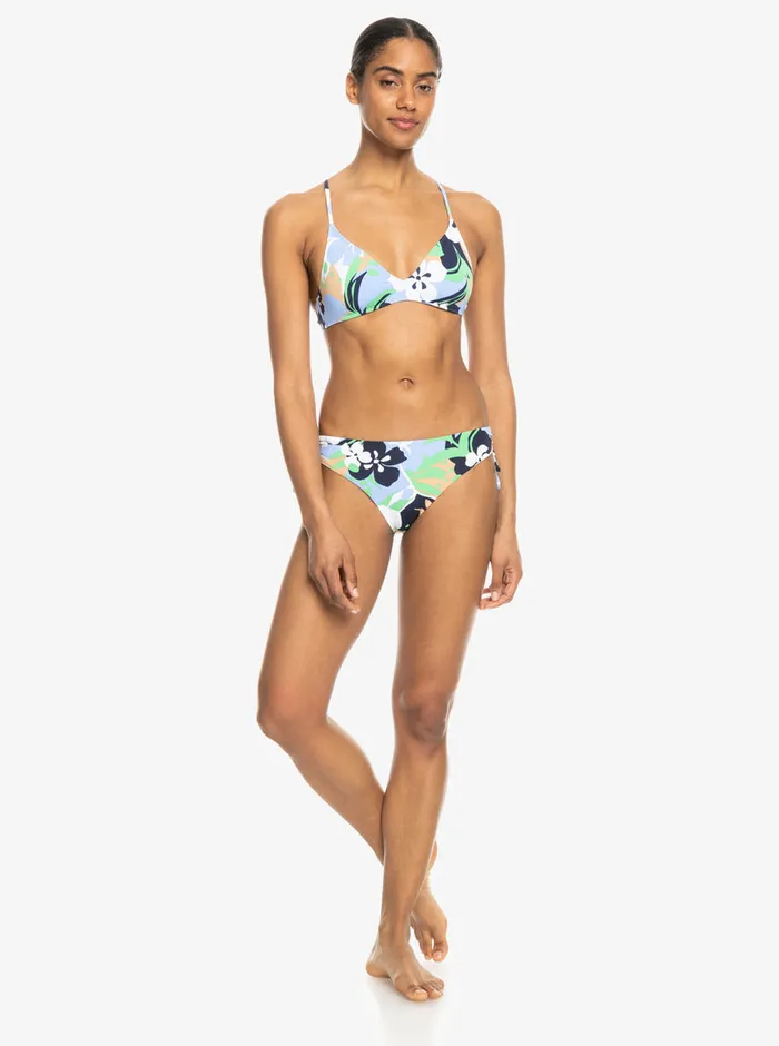 Roxy Bikinis Printed Beach Classics Strappy Bra Bikini Top Vintage Indigo Archive Roxy 8211 Womens
