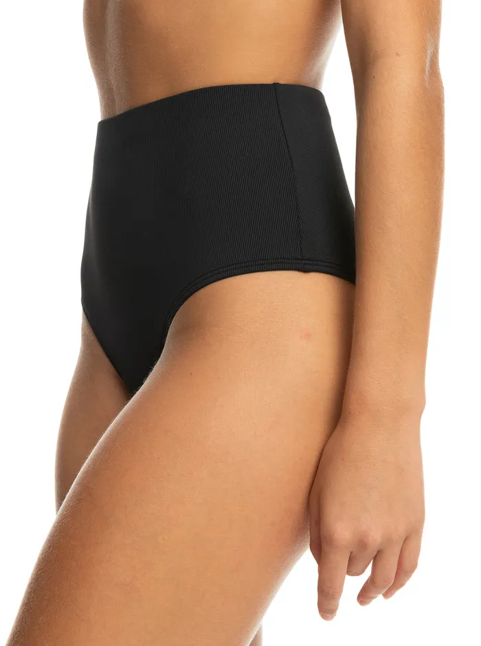 Roxy Bikinis Pro The Up Surge Bikini Bottoms Anthracite 8211 Womens