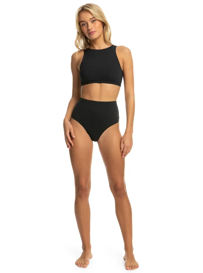 Roxy Bikinis Pro The Up Surge Bikini Bottoms Anthracite 8211 Womens