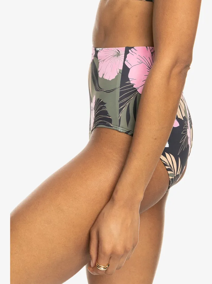 Roxy Bikinis Pro The Up Surge Bikini Bottoms Anthracite Classic Pro Surf 8211 Womens
