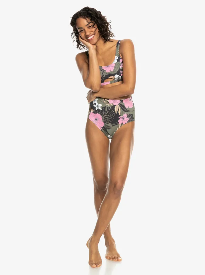 Roxy Bikinis Pro The Up Surge Bikini Bottoms Anthracite Classic Pro Surf 8211 Womens
