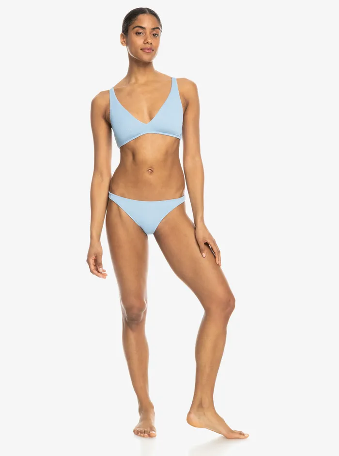 Roxy Bikinis Rib Love The Goofy Bikini Bottoms Bel Air Blue 8211 Womens