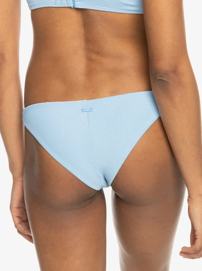Roxy Bikinis Rib Love The Goofy Bikini Bottoms Bel Air Blue 8211 Womens