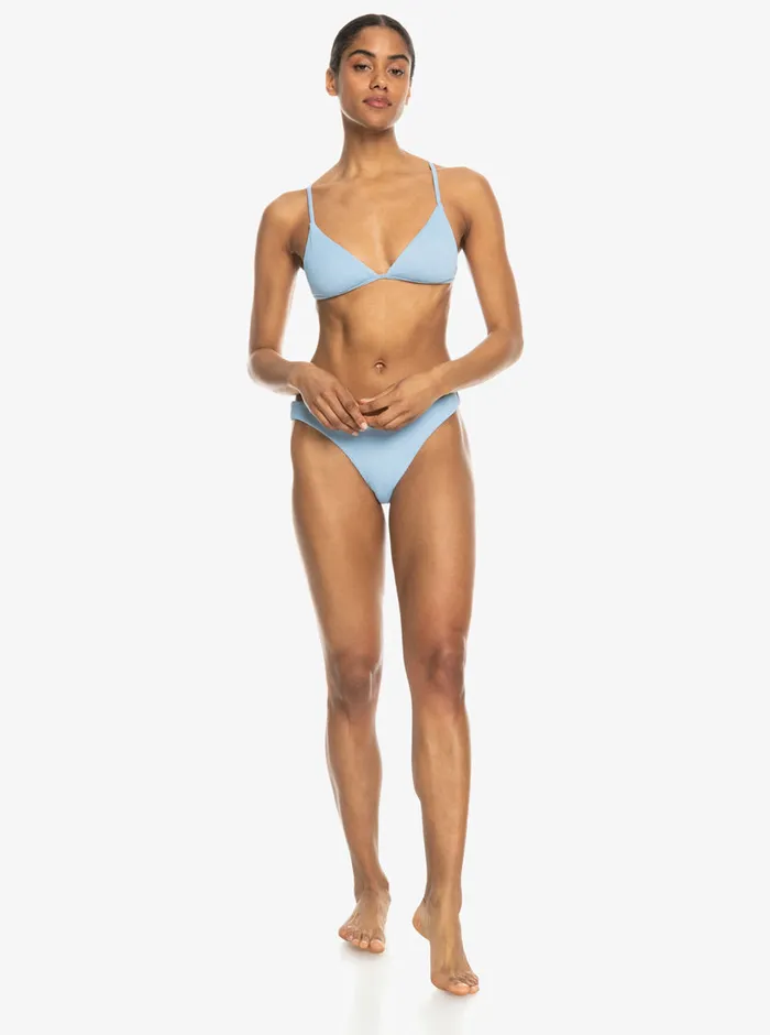 Roxy Bikinis Rib Love The Quiver Bikini Top Bel Air Blue 8211 Womens