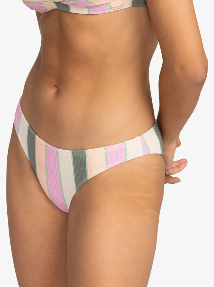 Roxy Bikinis Vista Stripe Medium Bikini Bottoms Agave Green Very Vista Stripe 8211 Womens