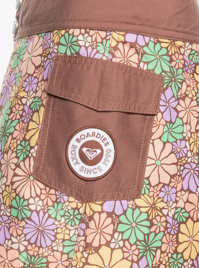 Roxy Boardshorts New Fashion 2034 Boardshorts Root Beer All About Sol Mini 8211 Womens