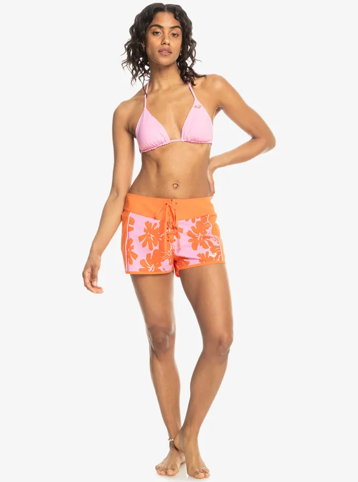 Roxy Boardshorts SurfKindKate 2034 Boardshorts Pink Frosting My Kind Of Hibis 8211 Womens