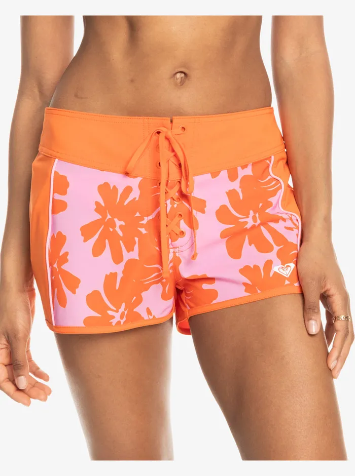 Roxy Boardshorts SurfKindKate 2034 Boardshorts Pink Frosting My Kind Of Hibis 8211 Womens