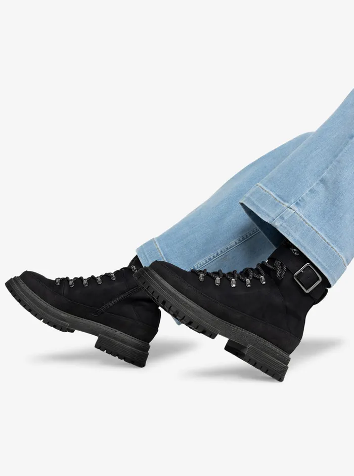 Roxy Boots Chloe Kim Logger Ankle Boots Black 8211 Womens