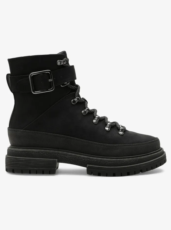 Roxy Boots Chloe Kim Logger Ankle Boots Black 8211 Womens