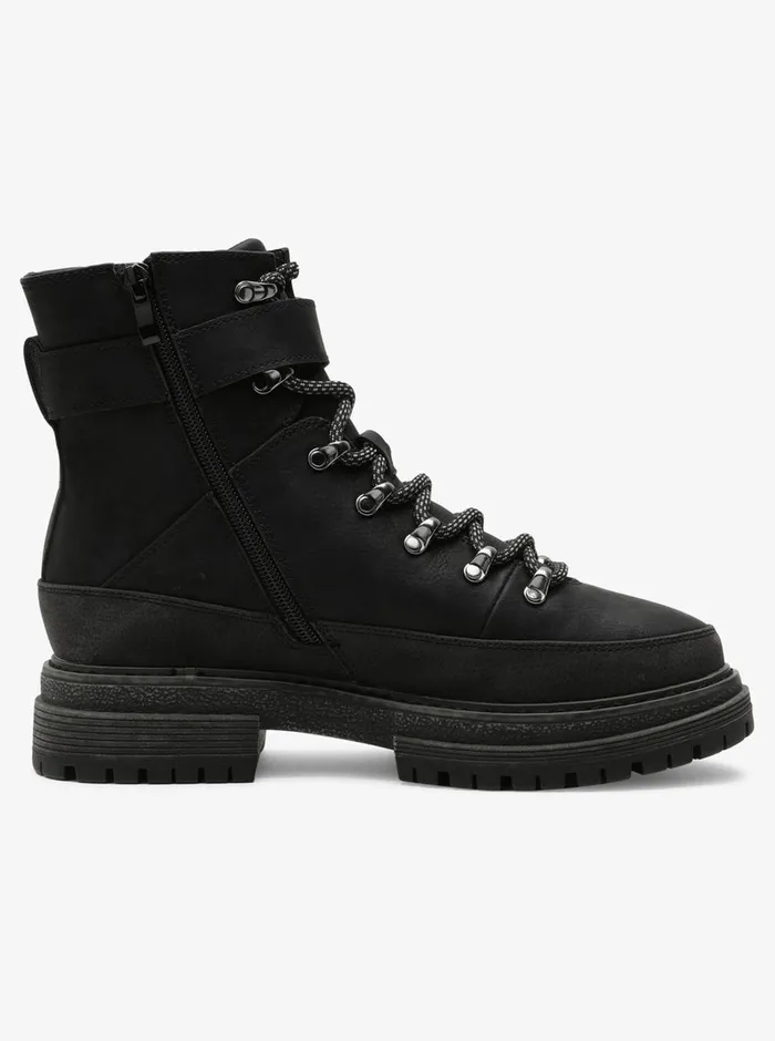 Roxy Boots Chloe Kim Logger Ankle Boots Black 8211 Womens