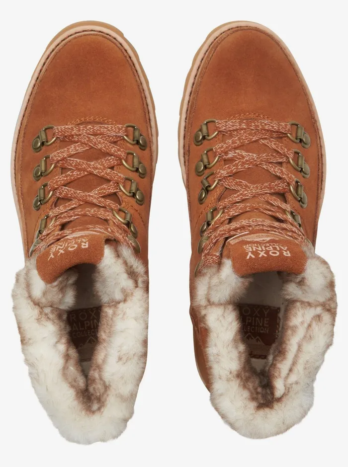 Roxy Boots Sadie LaceUp Boots Chestnut Brown 8211 Womens