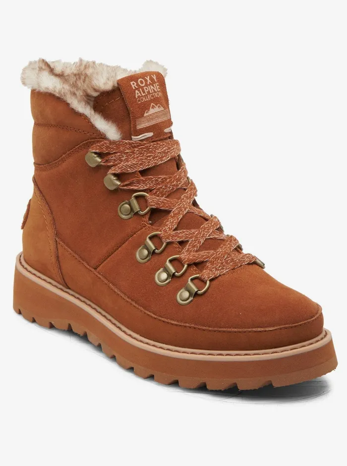 Roxy Boots Sadie LaceUp Boots Chestnut Brown 8211 Womens