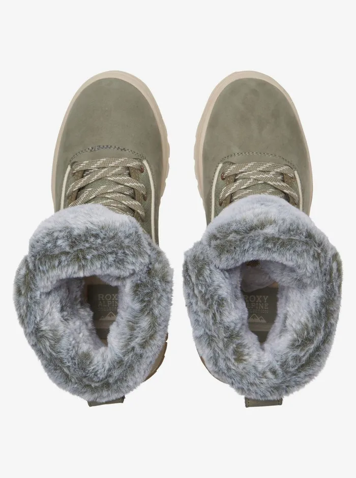 Roxy Boots Yuma LaceUp Boots Olive 8211 Womens