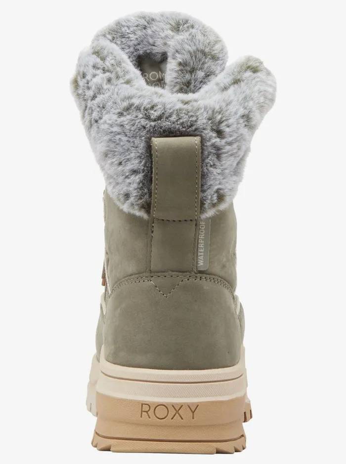 Roxy Boots Yuma LaceUp Boots Olive 8211 Womens